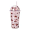 Xenos Kerstcadeaus|Kinderservies-Funny beker appel - roze - 450 ml