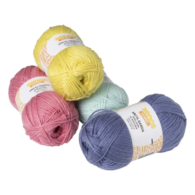 Xenos Garen-Garen acryl - pastelgroen - 100 gram - 250 meter
