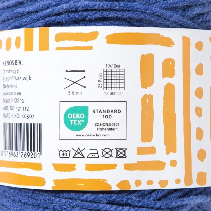 Xenos Garen-Garen cakemix - blauw - 100 gram - 160 meter