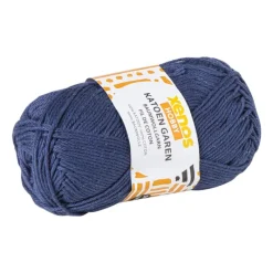 Xenos Garen-Garen katoen - donkerblauw - 50 gram - 125 meter