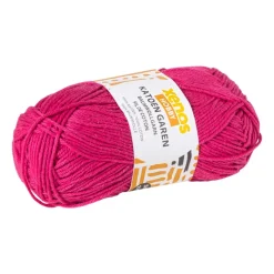 Xenos Garen-Garen katoen - fuchsia - 50 gram - 125 meter
