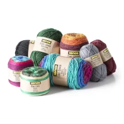 Xenos Garen-Garen katoen - zwart - 50 gram - 125 meter