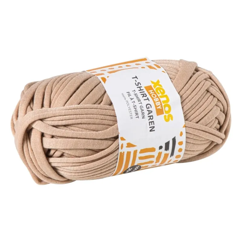 Xenos Garen-Garen t-shirt - beige - 100 gram - 29 meter