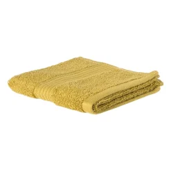 Xenos Badtextiel|Badkamer Accessoires-Gastendoekje - olijfgroen - 30x50 cm