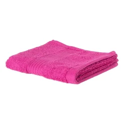 Xenos Badtextiel|Badkamer Accessoires-Gastendoekje - roze - 30x50 cm