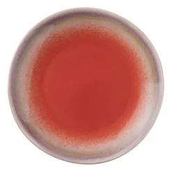 Xenos Borden-Gebaksbordje Roots - rood/paars - ø18x2.2 cm