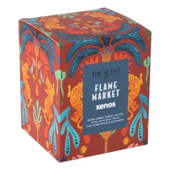 Xenos Geurstokjes|Geurkaarsen-Geurkaars Flame Market - ø9.5x7.9 cm