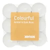 Xenos Geurkaarsen|Geurkaarsen-Geurwaxinelichten colourful - set van 18