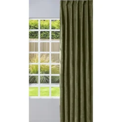 Xenos Rolgordijnen-Gordijn chenille - groen - 140x250 cm