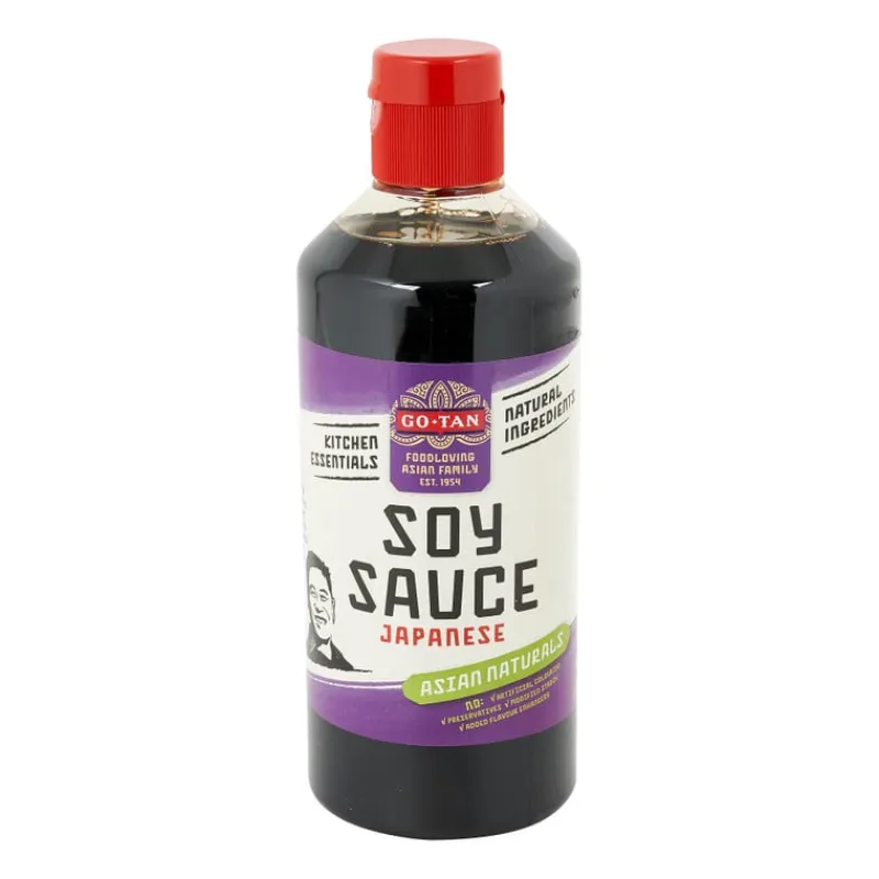 Go Tan Indonesische Keuken|Japanse Keuken-Go-Tan sojasaus - clean label - 500 ml
