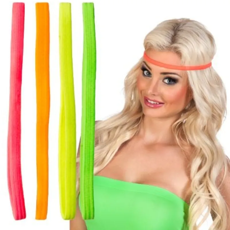 Xenos Verkleedaccessoires|Verkleedkleding-Haarband neon - diverse kleuren