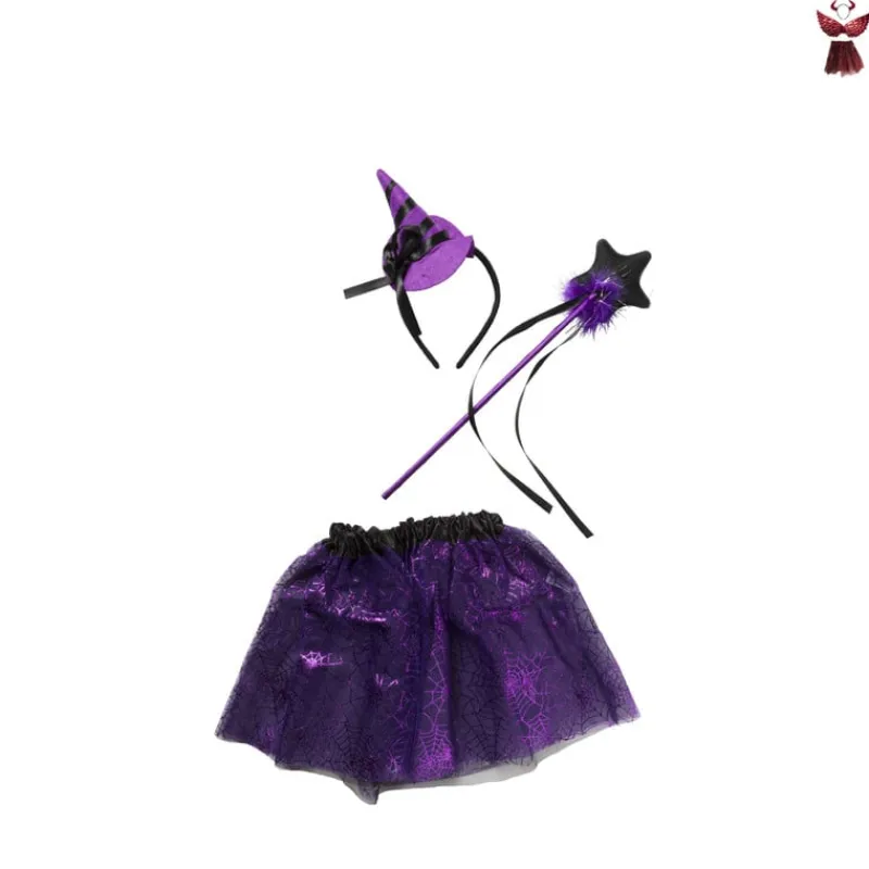 Xenos Verkleedaccessoires|Verkleedkleding-Halloween heks/duivel - kids - one size