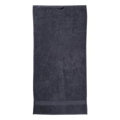 Xenos Badtextiel|Badkamer Accessoires-Handdoek - grijs - 50x100 cm