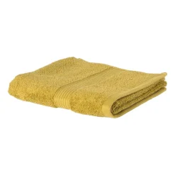 Xenos Badtextiel|Badkamer Accessoires-Handdoek - olijfgroen - 50x100 cm