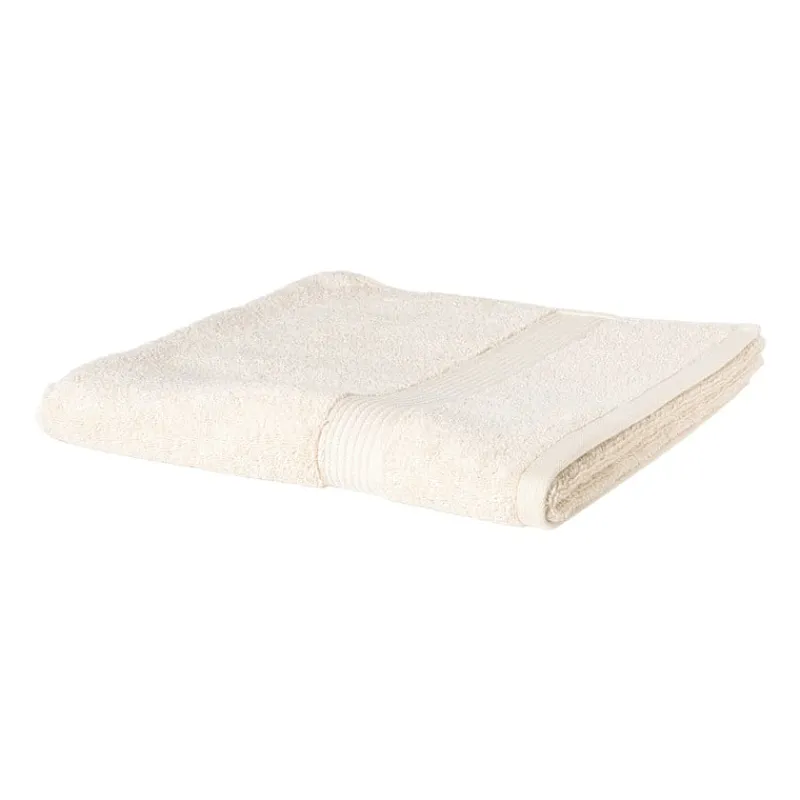 Xenos Badtextiel|Badkamer Accessoires-Handdoek XL - beige - 70x140 cm