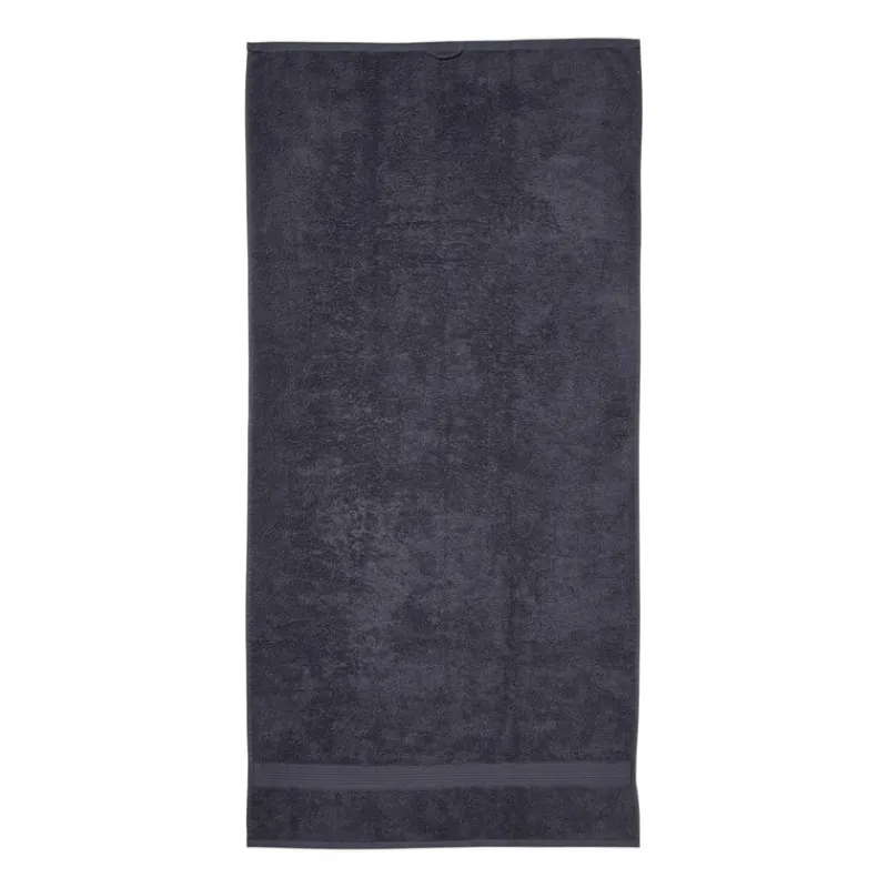 Xenos Badtextiel|Badkamer Accessoires-Handdoek XL - grijs - 70x140 cm