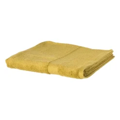 Xenos Badtextiel|Badkamer Accessoires-Handdoek XL - olijfgroen - 70x140 cm
