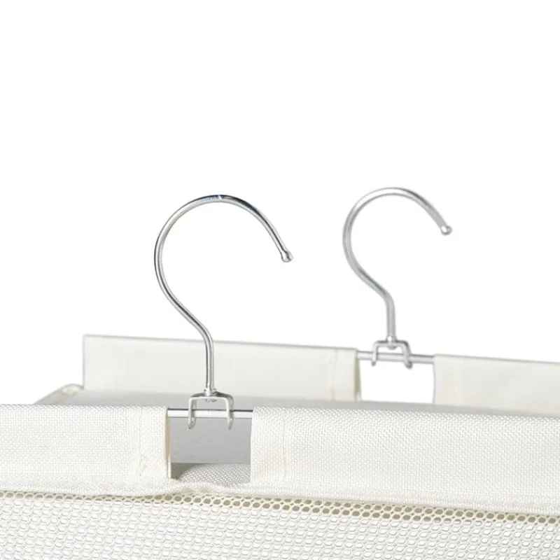 Xenos Opbergsystemen|Schoenenrek-Hang organiser met 6 vakken - wit - 125x30x30 cm
