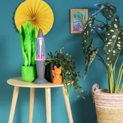 Xenos Kunstplanten-Hangplantje in potje - lang blad