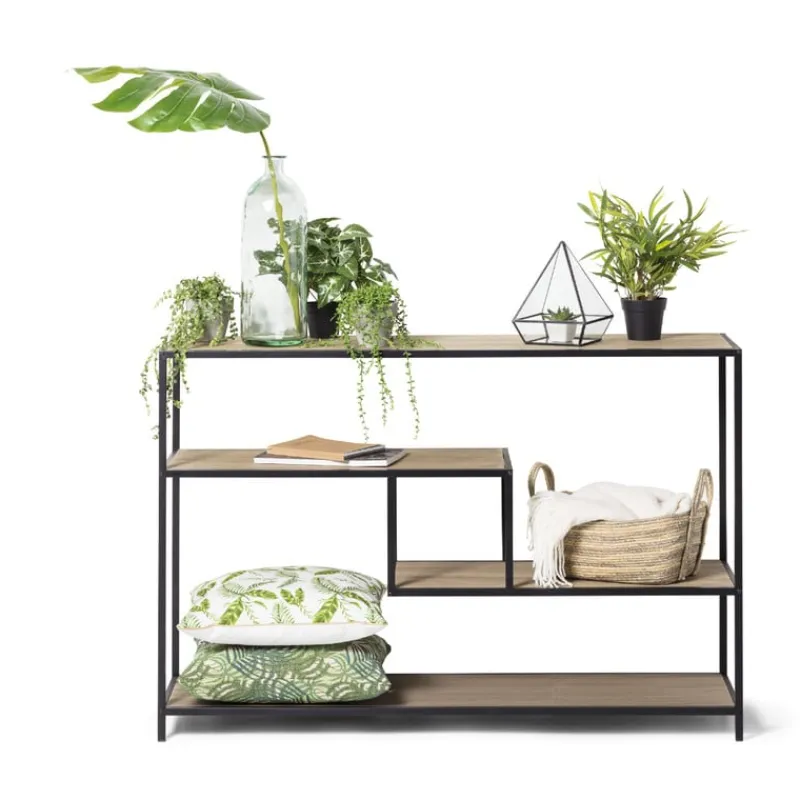 Xenos Kunstplanten-Hangplantje in potje - spits blad