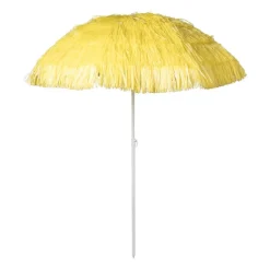 Xenos Parasols|Strandaccessoires-Hawaii parasol - geel - ø160x180 cm