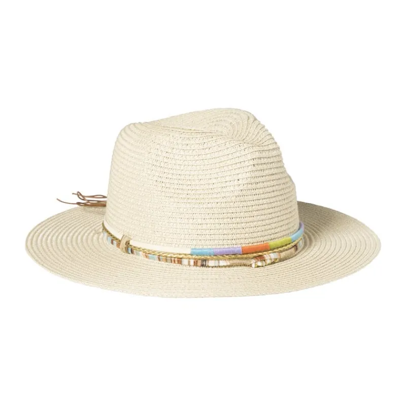 Xenos Festivals-Hoed met kralen - beige/multikleur
