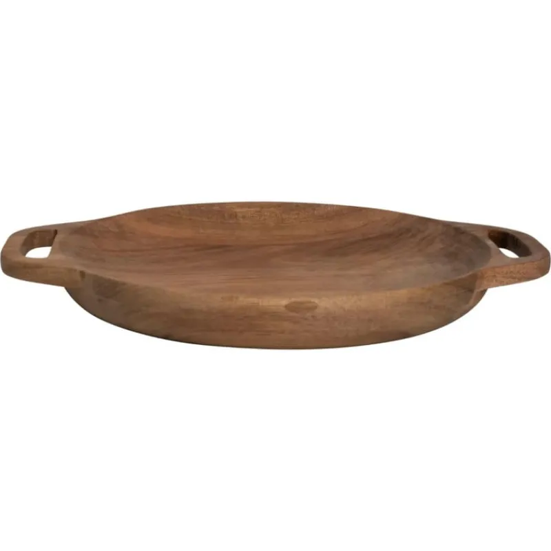 Hugo Kennis Borrelplanken|Kerst Bakken-borrelplank klein - bruin - ø18 cm