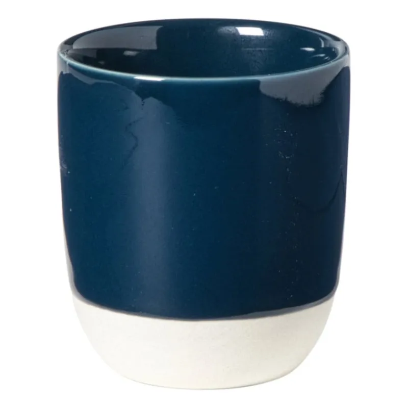 Hugo Kennis Mokken-espresso mok - blauw/wit - 70 ml