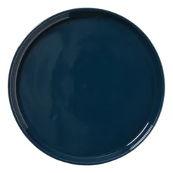 Hugo Kennis Borden-ontbijtbord - blauw/wit - ø20 cm
