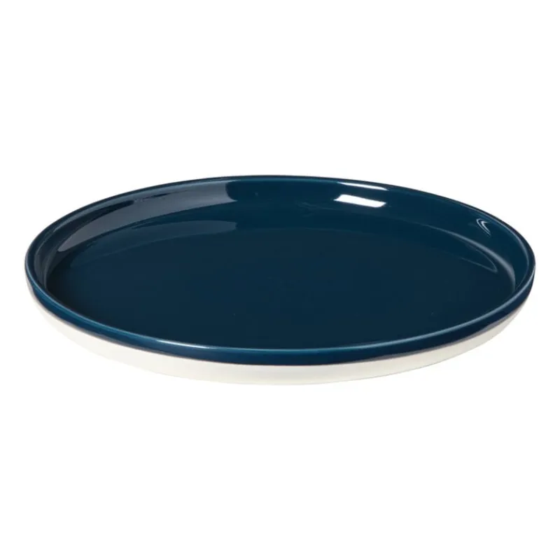 Hugo Kennis Borden-ontbijtbord - blauw/wit - ø20 cm