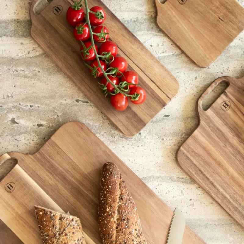 Hugo Kennis Borrelplanken|Kerstcadeaus-serveerplank - acaciahout - 31.5x14x1.8 cm