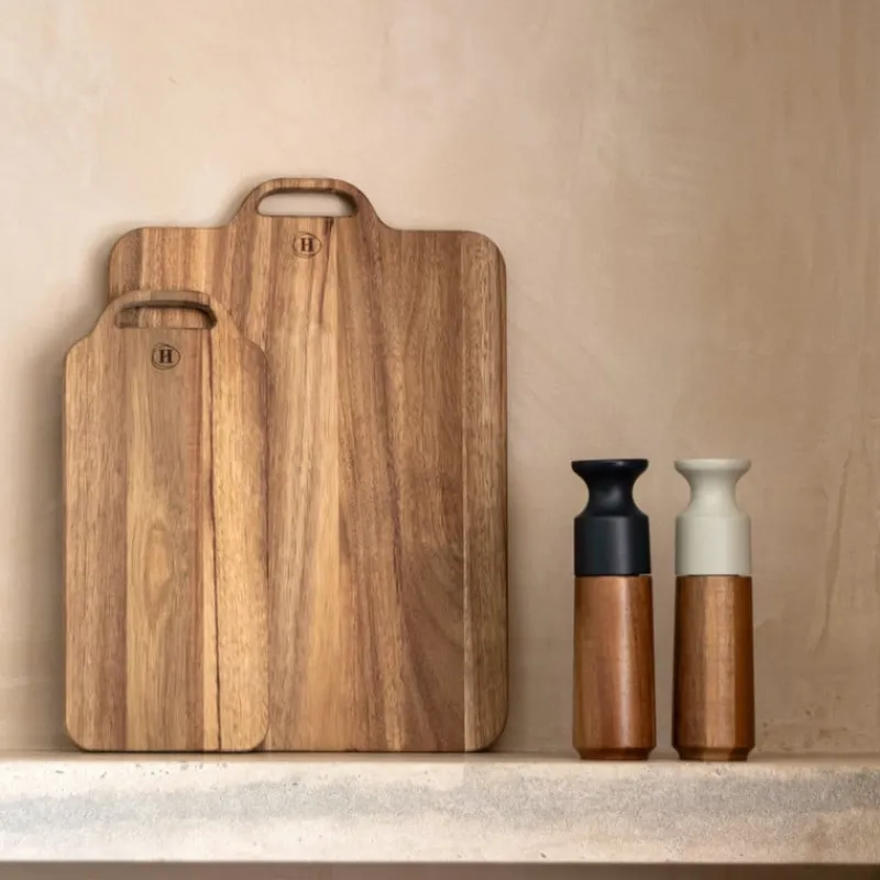 Hugo Kennis Borrelplanken|Kerstcadeaus-serveerplank - acaciahout - 31.5x14x1.8 cm