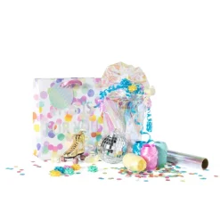Xenos Inpakpapier|Kerst Inpakken-Inpakfolie regenboog - 70x300 cm