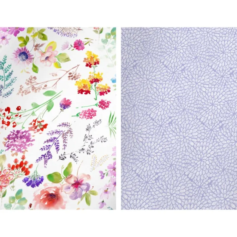 Xenos Inpakpapier-Inpakpapier bloemen - diverse varianten - 70x200 cm