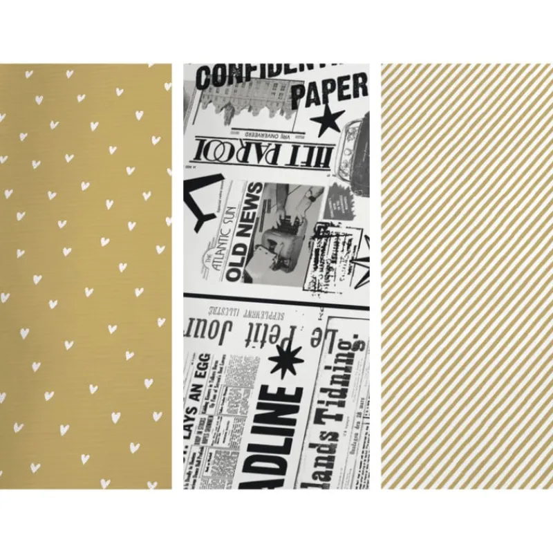 Xenos Inpakpapier-Inpakpapier kraft met print - diverse varianten - 70x200 cm