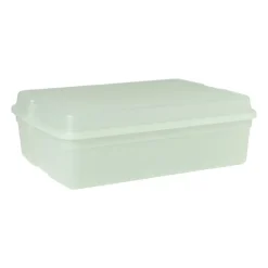 Xenos Opbergboxen-Iris clearbox - 13 liter - groen