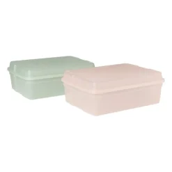 Xenos Opbergboxen-Iris clearbox - 10 liter - groen