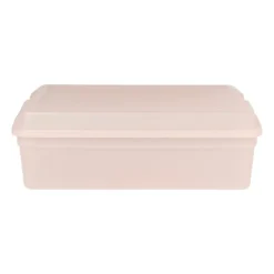 Xenos Opbergboxen-Iris clearbox - 13 liter - roze