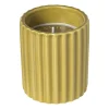 Xenos Kaars In Glas-Kaars in potje - olijf - ø7.8x9 cm