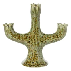 Xenos Kandelaars-Kandelaar cactus - groen - 21.5x21.5x9.7 cm