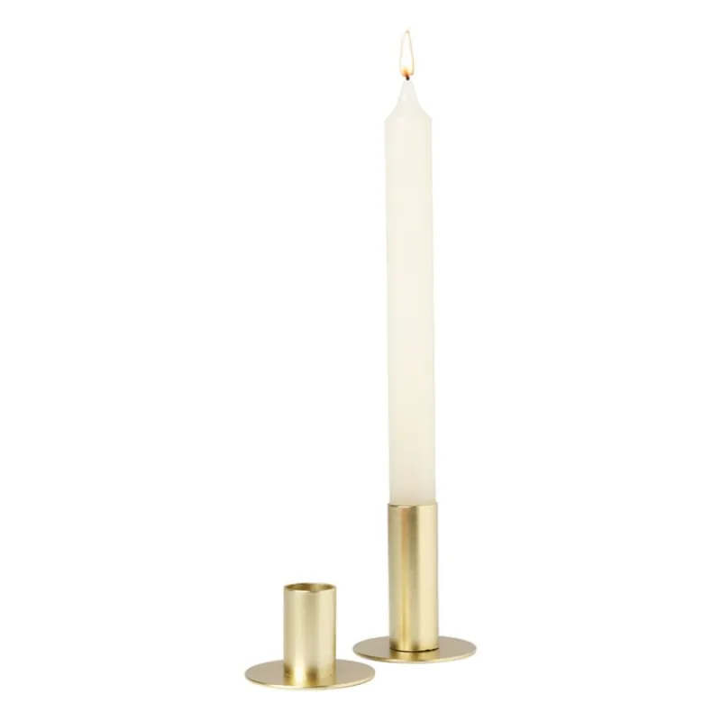 Xenos Kerstcadeaus|Kandelaars-Kandelaar middel - goud - ø6x7 cm