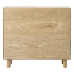 Xenos Kast Met Deuren|Dressoir-Kast Japandi met 2 deuren - bruin - 80x72x33 cm