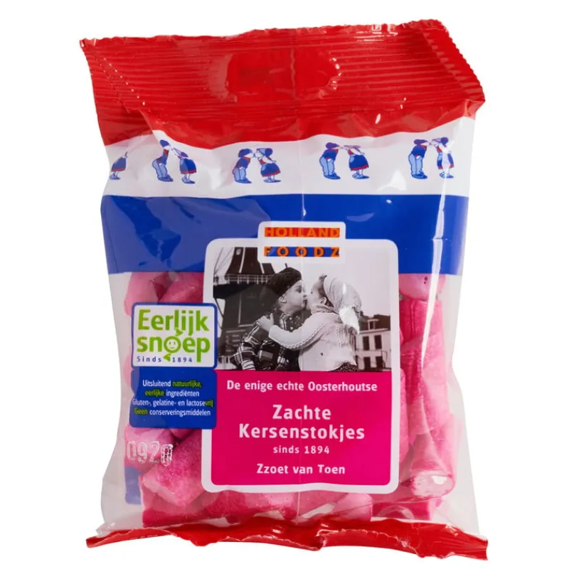 Xenos Snoep-Kersenstokjes - 110 g