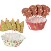 Xenos Kerst Bakken-Kerst cupcake set - set van 24