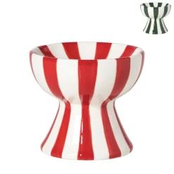 Xenos Kandelaars-Kerst dinerkaarshouder - 11 cm - diverse varianten