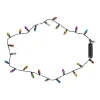 Xenos Kerstverlichting|Kerstboom Verlichting-Kerst lichtslinger met lampjes - multikleur - 90 cm