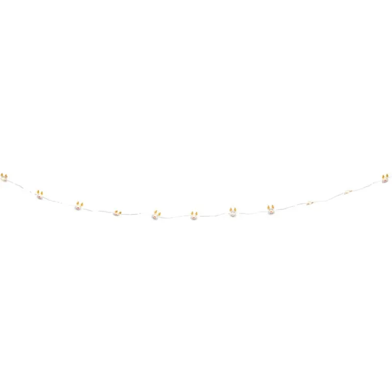 Xenos Kerstverlichting|Kerstboom Verlichting-Kerst lichtslinger met rendiertjes - bruin - 1.9 meter