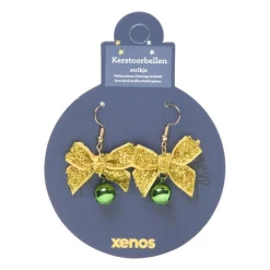 Xenos Kerstcadeaus-Kerst oorbellen strikjes - diverse varianten