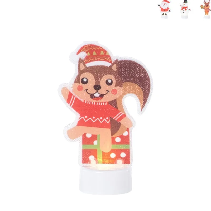 Xenos Kerstverlichting-Kerst waxinelichtje - 6.5 cm - diverse varianten