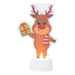 Xenos Kerstverlichting-Kerst waxinelichtje - 6.5 cm - diverse varianten